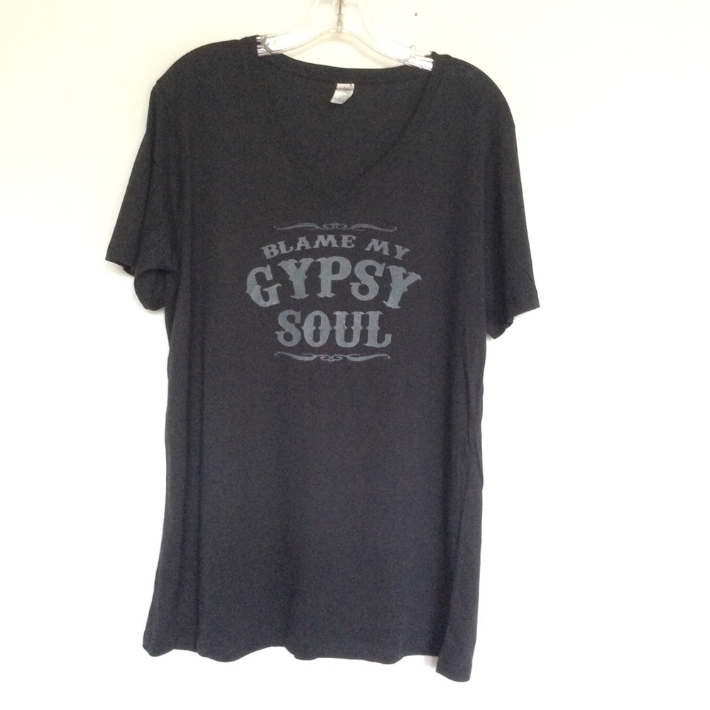 Blame My Gypsy Soul V neck